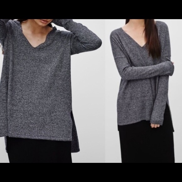 Babaton wool-blend v-neck top - Picture 5 of 5